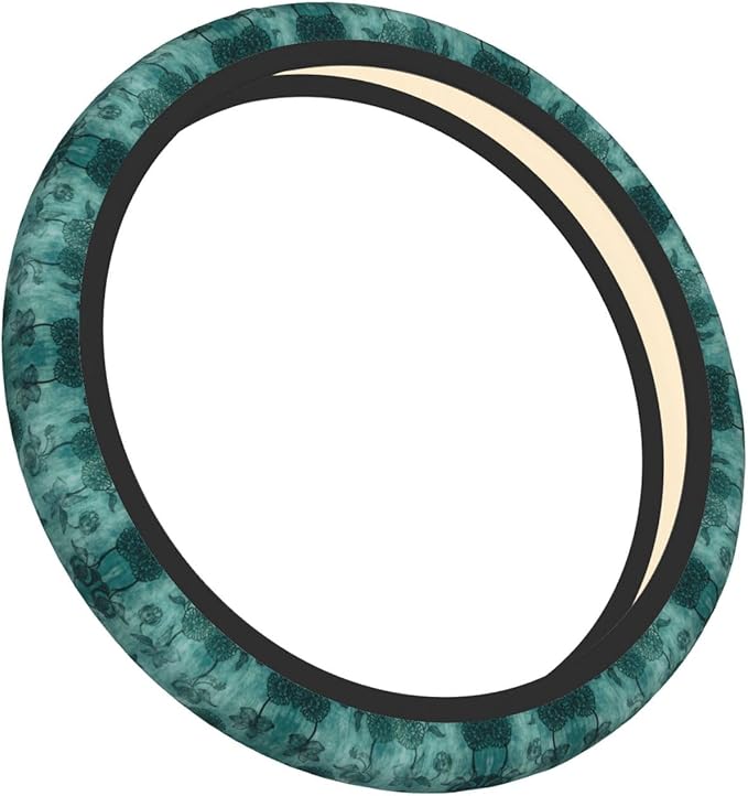 Bohemian Pattern Universal Fit Steering Wheel Cover for Car, Truck, and SUV, Durable Steering Wheel Protection