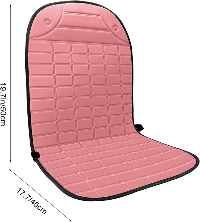 2 PCS Seat Cushion Comfortable Winter Seat Cover, Gifts for Family (Pink)