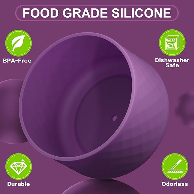 Silicone Boot for Owala Water Bottle 24 oz 32 oz 40 oz, Anti-Slip Protective Sleeve for FreeSip/Twist/Flip Stainless Steel Water Bottles Accessories