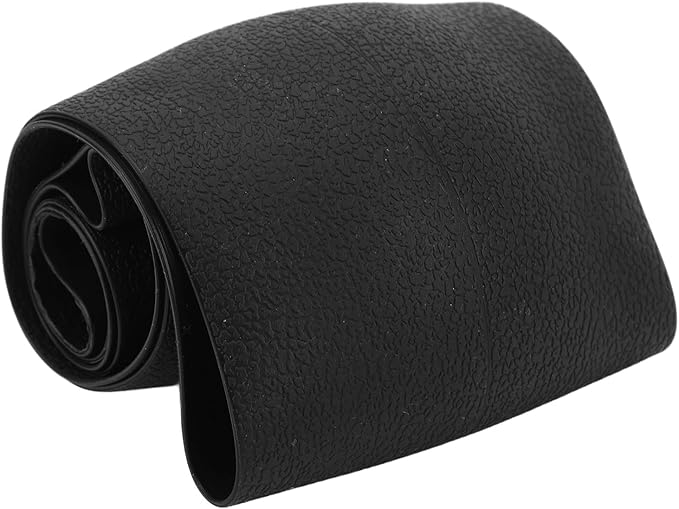 Silicone Steering Wheel Cover, Antislip Design, Sweatproof Protector for Cars, Fits Most Standard Sizes (Black)