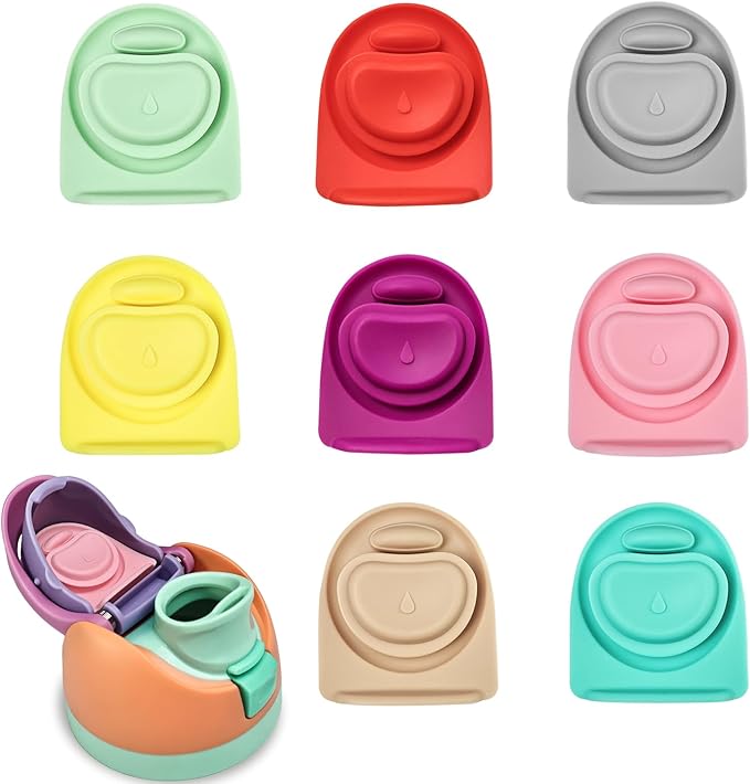 4PCS Replacement Silicone Rubber Seal for Owala FreeSip, Gasket Stopper Compatible with Owala Water Bottle Lid Parts 16/19/24/32/40oz, Leakproof, BPA-Free, Gasket Only