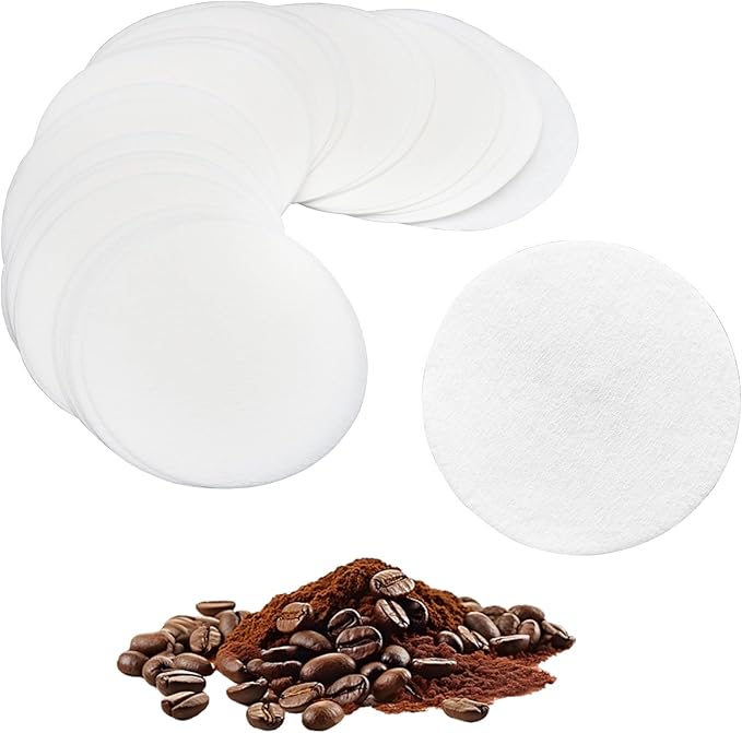51mm Coffee Paper Filters, 500 Pcs Espresso Filter Papers for Portafilter Machines, 2 Inch Disposable Round Puck Screen Compatible with Standard Espresso Makers