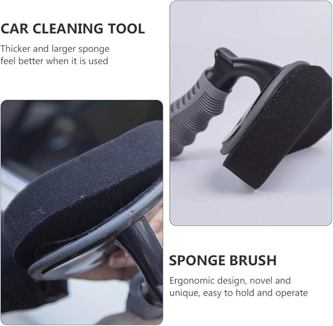 Tire Pad Tire Sponge Wax Applicator Car Detailing Reusable Cleaning Detailing Waxing