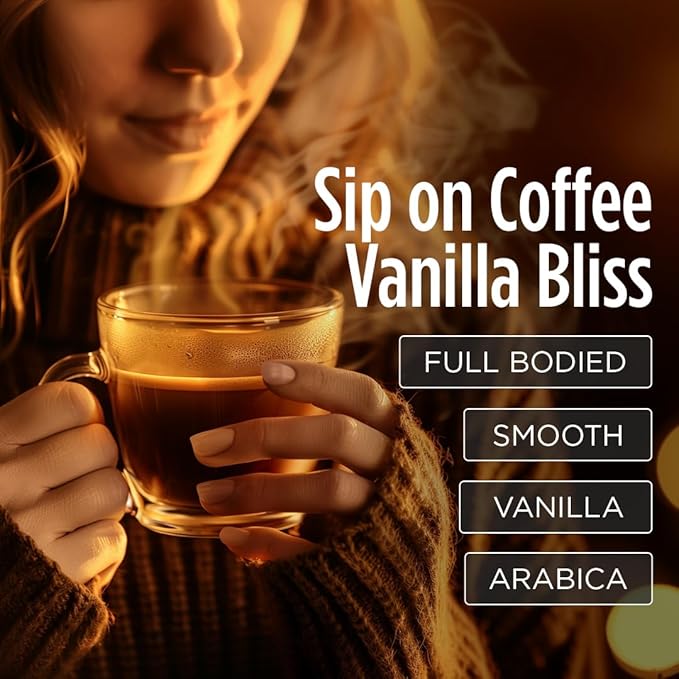 VitaCup Genius Vanilla Keto Coffee Pods w/MCT Oil, Turmeric, B Vitamins, & D3 for Energy & Focus in Single Serve Pod Compatible with K-Cup Brewers Including Keurig 2.0, 16 CT