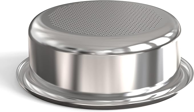 IMS Basket 58mm 18 gram Nanotech - Baristapro Precision Ridgeless Double Espresso Basket Filter fits most 58mm Portafilter. Make Superior Expresso Coffee Shots! Includes Gladwise Coffee Card