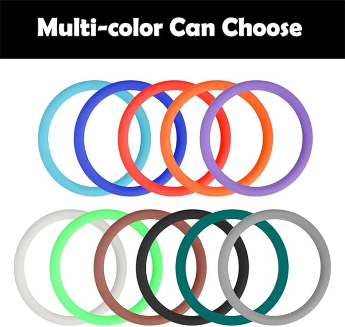 Cool Anti-Slip Silicone Steering Wheel Protector - Universal Car Steering Wheel Protective Cover - Summer Easy to Clean Silicone Car Steering Wheel Cover (Dark Blue)