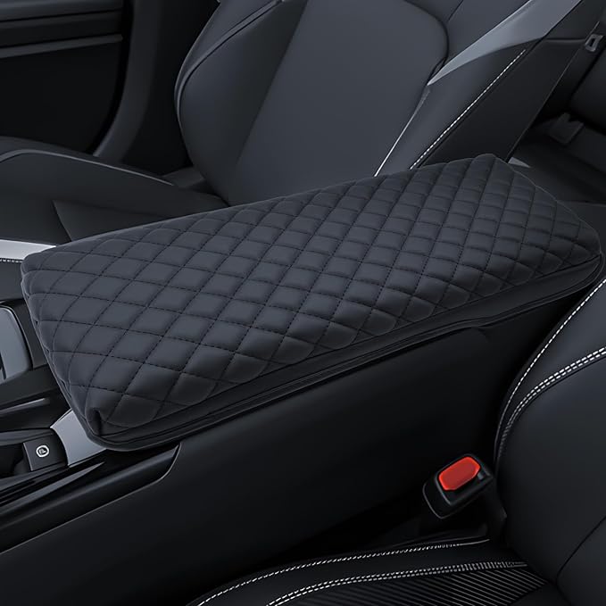 Armrest Cover for 2025 2026 Toyota Camry (LE/SE/XLE/XSE) Accessories Center Console Middle Lid Pad Protector for Car Elbow Rest-Padded