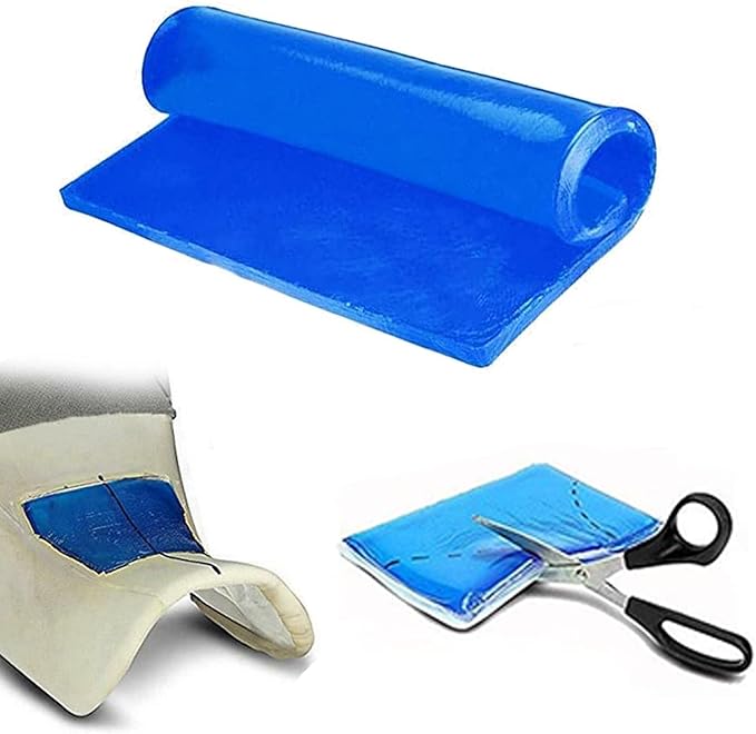 Seat Gel Pad for Motorcycle Car Truck Peterbilt Driver Passenger Seat Cushion Soft Shock Absorption Mats Comfortable Cooling Office Chair Cushion 25 x 25 x 1cm