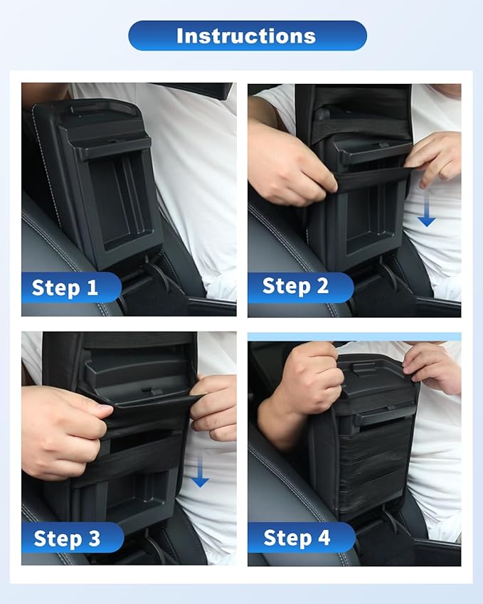 CDEFG for Volkswagen Atlas Cross Sport 2024 2025 2026 Center Console Cover for 2024 2025 2026 VW Atlas Accessories Armrest Cover Middle Console Pad Arm Rest Lid Cushion