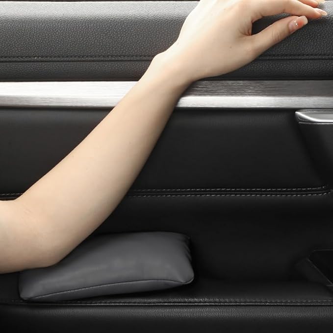 2PCS Car Knee Cushions, Breathable Car Knee Rest Pads Comfortable Elbow Pillow Armrests for Car Truck Door Center Console