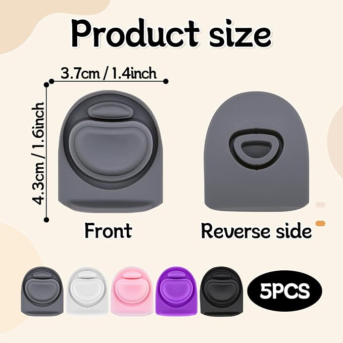 5pcs Replacement Stopper Seal Compatible with Owala FreeSip 24oz 32oz,Water Bottle Lid Insert Cap Rubber Seal Parts for Owala 16/19/24/32/40oz Spout Gasket Mouth piece Accessories F9