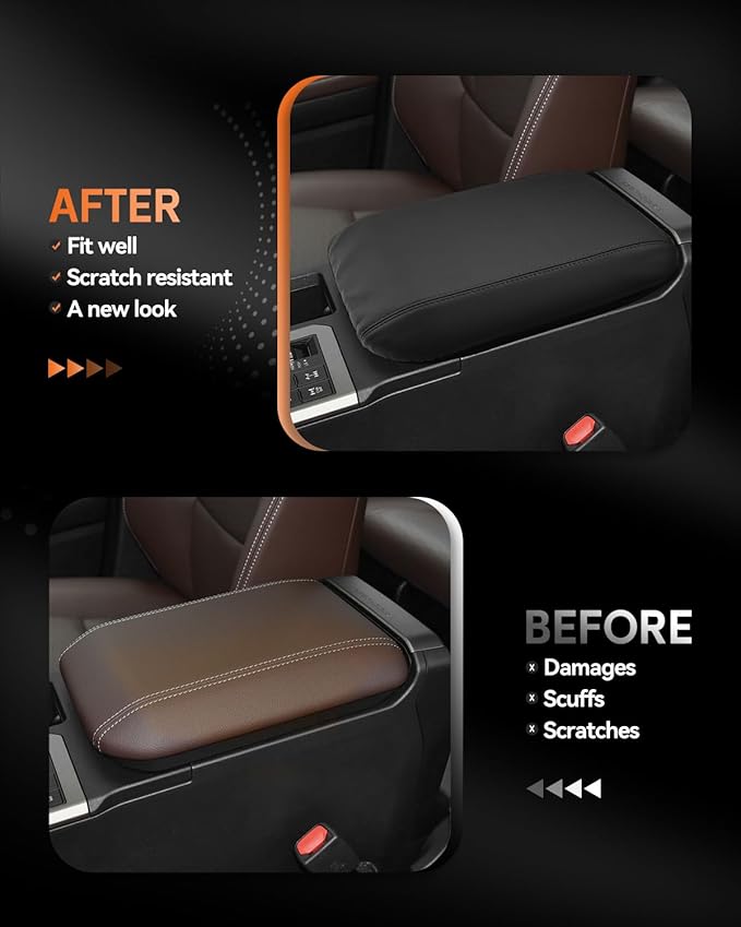 CDEFG for 2024 2025 2026 Toyota Land Cruiser 250 Center Console Cover Armrest Box Cover for Land Cruiser (1958, Land Cruiser) Accessories Arm Rest Protector