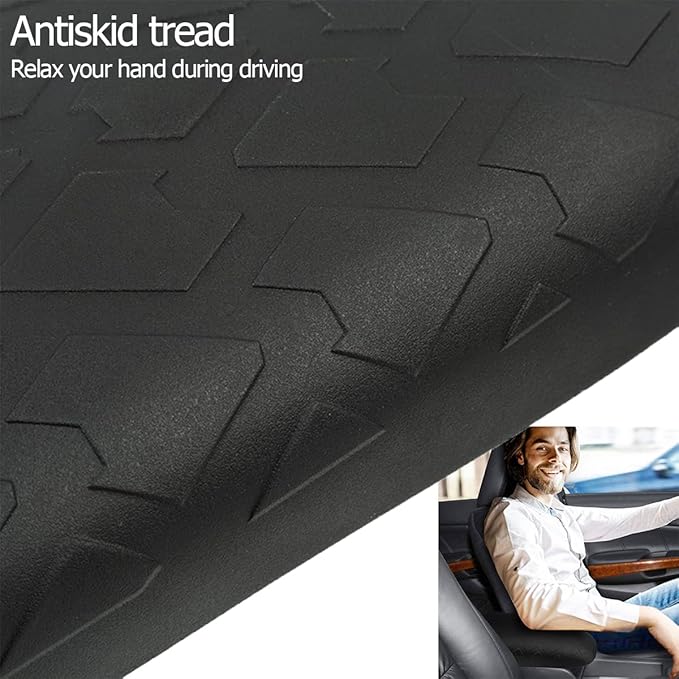 Center Console Armrest Cover Compatible with 2021 2022 Bronco Sports, TPE Center Console Armrest Box Cushion Soft Arm Rest Pad, Scratch Resistance Armrest Cover