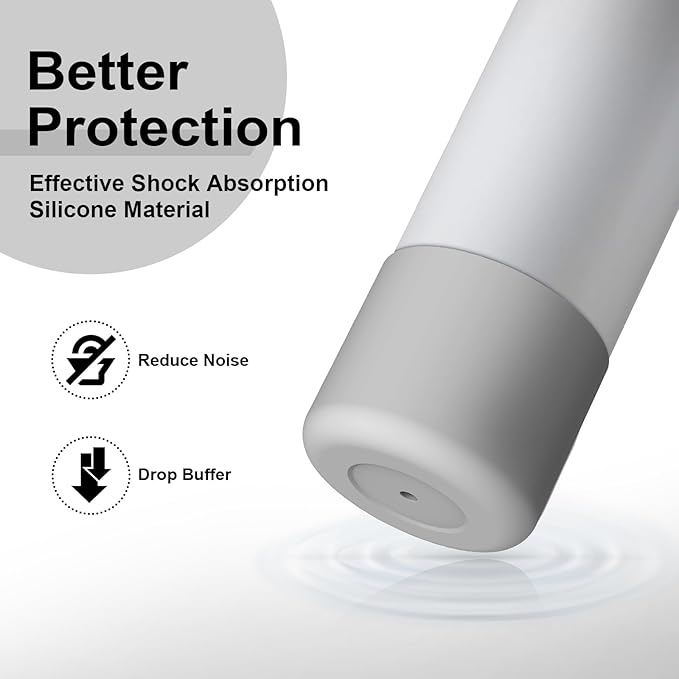 2PCS Silicone Water Bottle Boot for Owala 24oz 32oz 40oz, Anti-Slip Protective Sleeve Bottom Bumper Protector for FreeSip, Twist, and Flip Stainless Steel Water Bottles