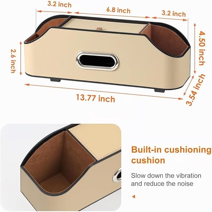 3-In-1 Car Backseat Organizer, 2026 New Multifunctional Car Seat Back Storage Box with Hooks and Phone Holder, Car Cup Holder Organizer for Hold Phone, Snacks, Drinks, Handbag (Blue)