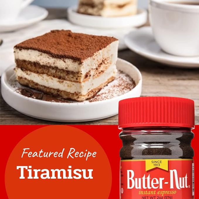 Butter-Nut Instant Espresso Coffee, 2 Ounce