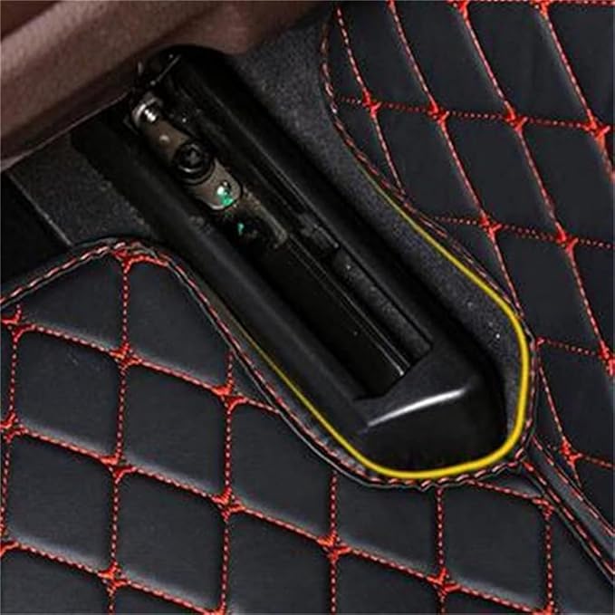 Custom Car Mats All Weather Fit Automotive Floor Mats PU Leather Protector Mat for Most Sedan, SUV, Truck Floor Mats (Green Beige)