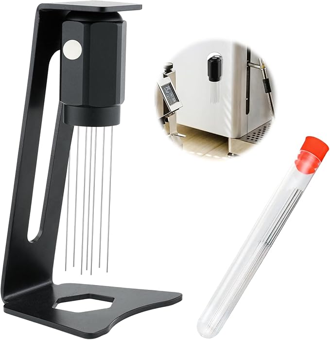 WDT Tool Espresso Distribution Tool - Upgraded Duel Magnetic Design Espresso Accessories Fits All Espresso Machines, Drip Coffee, Moka & Needles Stirrer for Barista, Coffee Lovers