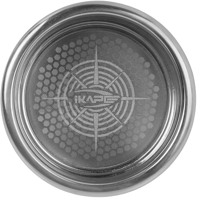 IKAPE 54mm Espresso Filter Basket, 16-18g High Precision Extraction Portafilter Basket, Compatible with 54mm Breville/Sage Espresso Machine(Honeycomb)