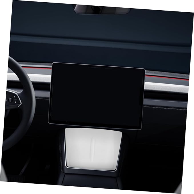 Mikikit Charging Pad Compatible Non- Console Charger Mobile Phone Holder Car Interior Accessory White