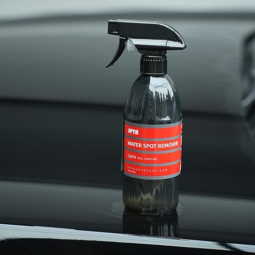 SPTA 16 oz 500ml Heavy Duty Water Spot Remover Gel for Paint, Glass, and Metal - Mineral and Water Spot Remover for Cars, Trucks, Motorcycles, RVs & More -CL019