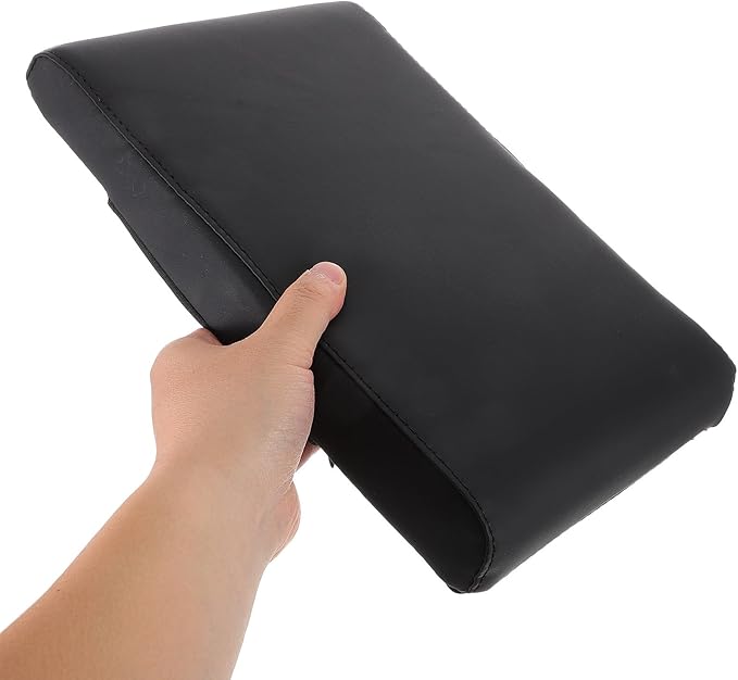 GANAZONO Memory Foam Car Armrest Cushion Pad for Center Console, Universal Fit Car Arm Rest Box Cover with Elevated Support for Driving Comfort