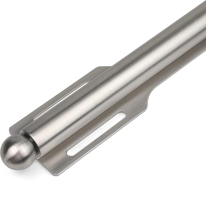 12" Valet Rod for Closet Pull Out (2 Pack, Brushed Nickel)
