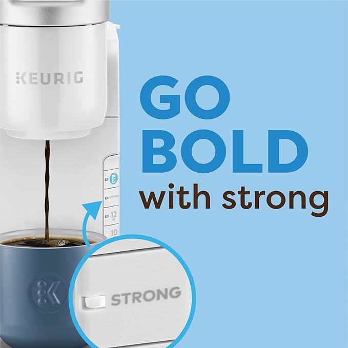Keurig K-Iced Coffee Maker, Single Serve K-Cup Pod Iced Coffee Maker, With Hot and Cold Coffee Capabilities, Brews Any K-Cup Pod, White