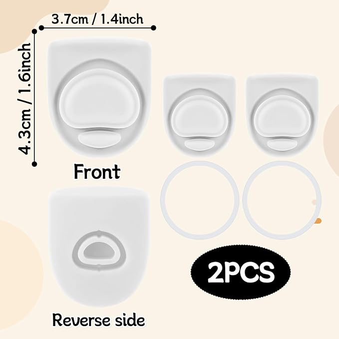 2 Sets Replacement Stopper and O Ring Gasket Compatible with Owala FreeSip 24oz 32oz,Water Bottle Lid Insert Cap Rubber Seal Parts for Owala 16/19/24/32/40oz Mouthpiece Accessories F2