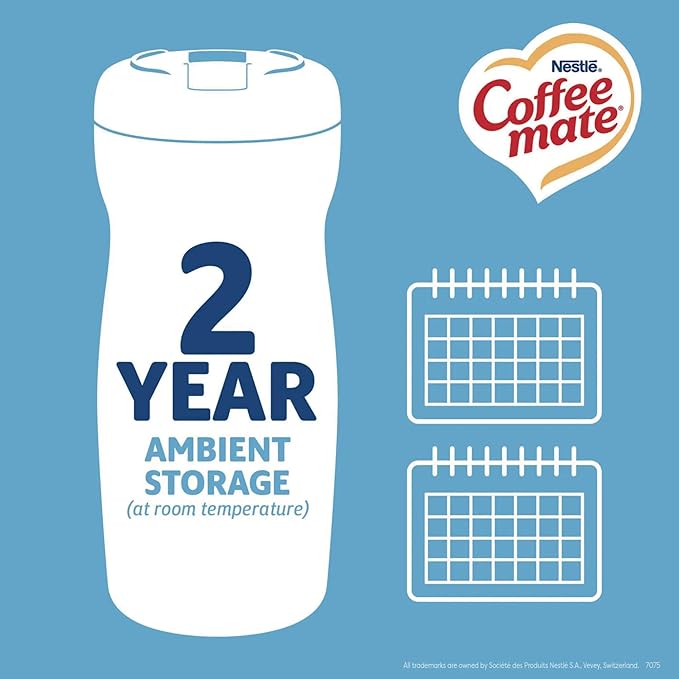 Coffee mate French Vanilla, Hazelnut Powdered Creamer Variety, 15 oz (Pack of 2)
