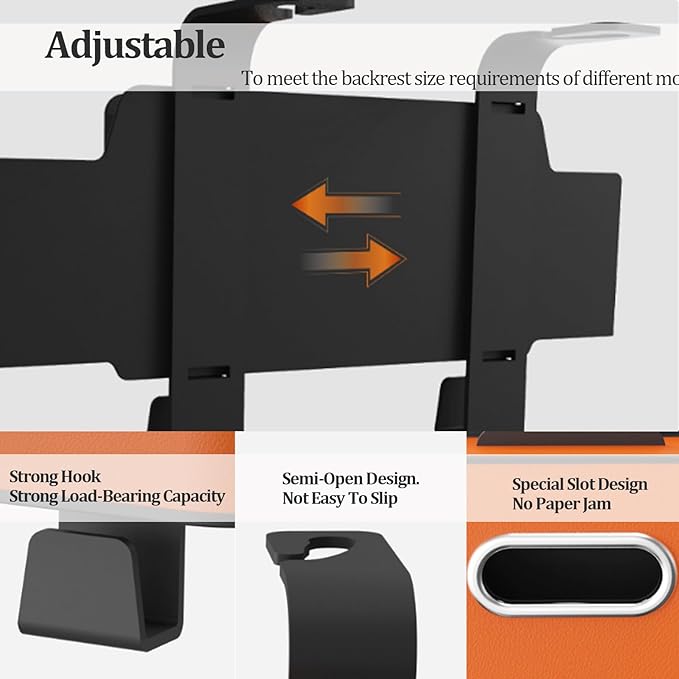 Car Multifunctional Seat Back Waterproof Storage Bag, Seat Back Storage Box, Multifunctional Backseat Storage Box, Car BackSeat Storage Bag (Black)