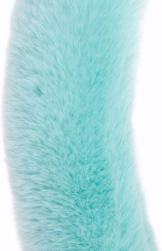 Carbella Faux Fur Steering Wheel Cover for Women – Wool Sheepskin Fluffy Fleece Warm and Cozy Comfort for Hands in Winter, Fits Most Steering Wheel Sizes 14.5 - 15 inch