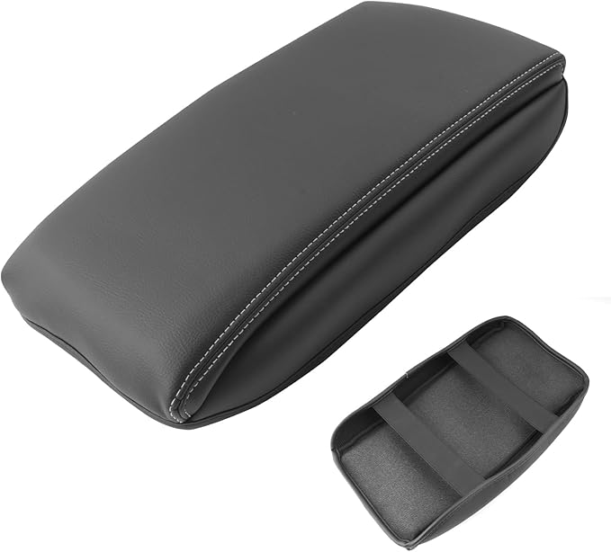 SXCY for 2024 2025 2026 Land Cruiser Armrest Cover for Toyota Land Cruiser 2025 2026 Center Console Cover 2024 2025 2026 Land Cruiser Center Console Cover for 2025 2026 Land Cruiser (White Line (Pad))