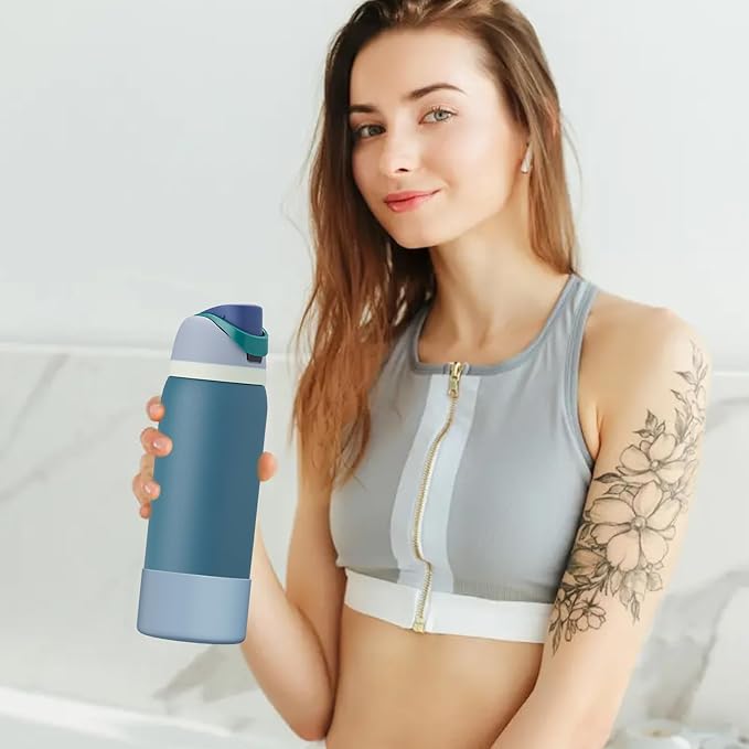 Silicone Boot for Owala Water Bottle 24/32/40 oz, Anti-Slip Protective Sleeve for FreeSip/Twist/Flip Water Bottles, BPA Free, Bottom Bumper Cover Protects Water Bottles from Scratches