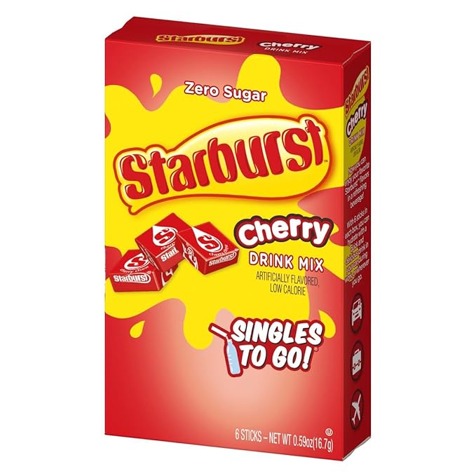 Starburst Singles to Go Variety Pack: All 5 Flavors (Raspberry, Cherry, Fruit Punch, Strawberry and Lemon) - 1 Box Each