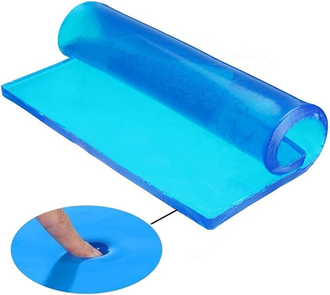 Motorcycle Seat Gel Pad Seat Cushion Shock Absorption Mats Reduce Fatigue Comfortable Soft Gel Pad Cool DIY Seat Pad Motorcycle Seat Foam Car Office Chair Seat Cushion (25 x 22 x 1cm)