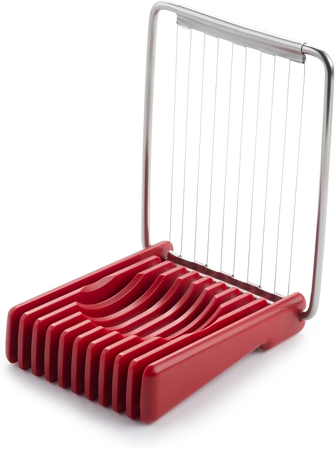 HIC Kitchen Double-Sided Egg Slicer, 18/8 Stainless Steel Wires