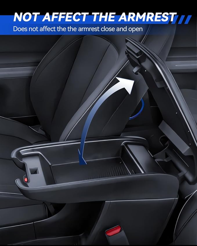 Armrest Cover for 2022 2023 2024 Hyundai Ioniq 5 Accessories Center Console Middle Lid Pad Protector for Car Elbow Rest