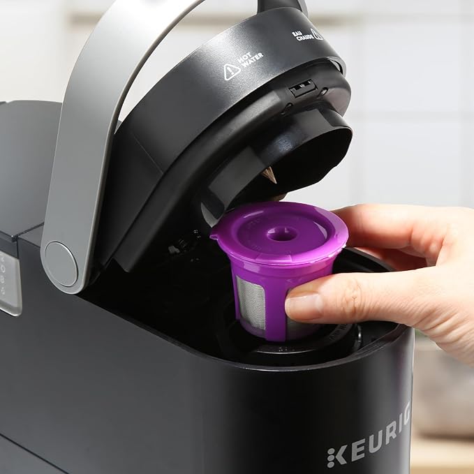 Pro Mael Disposable K Cup Filters with Lid, Coffee Filter Paper for Keurig Brewers Single Serve 1.0 and 2.0, Use with Reusable K Cup Pods (100 Count, Natural Unbleached)