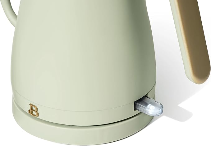 1-Liter Electric Gooseneck Kettle, 1200W Fast Heating Pour Over Coffee and Tea Kettle with Precise Spout (Sage Green)
