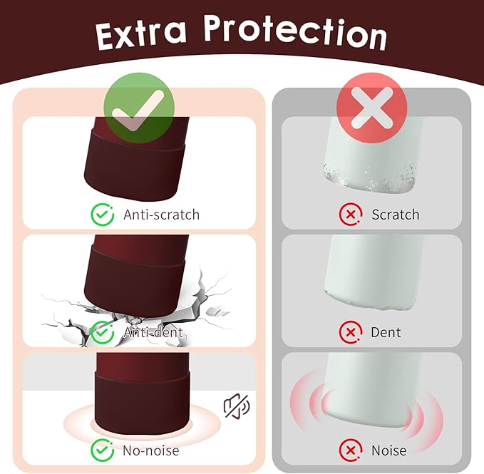 2PCS Silicone Water Bottle Boot, Compatible with Owala 24oz 32oz 40oz, Protective Anti-Scratch & Anti-Dent No Noise Sleeve Cover for FreeSip/Twist/Flip Water Bottles (Black Cherry, 32oz)