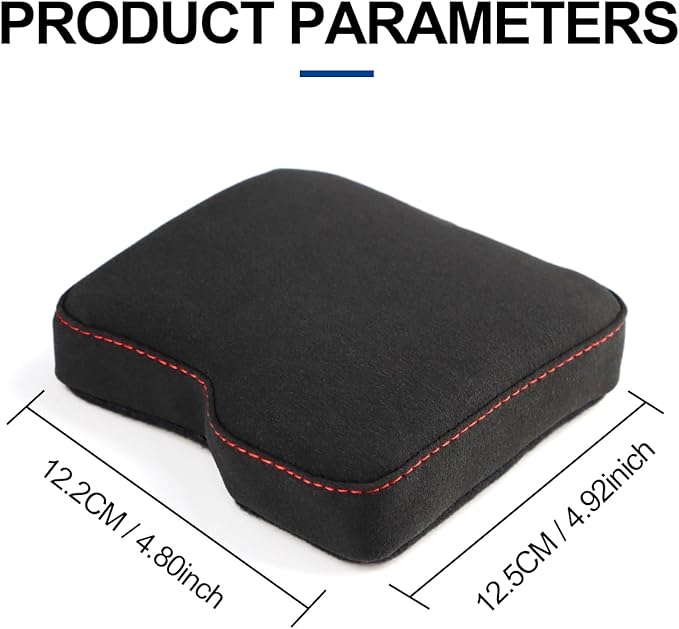 KUNGKIC for MT Toyota GR86 Subaru BRZ 2022 2023 2024 2025 Soft Armrest Pillow Auto Center Console Cushion Pad Automotive Interior Accessories 9002 Color Italian Suede