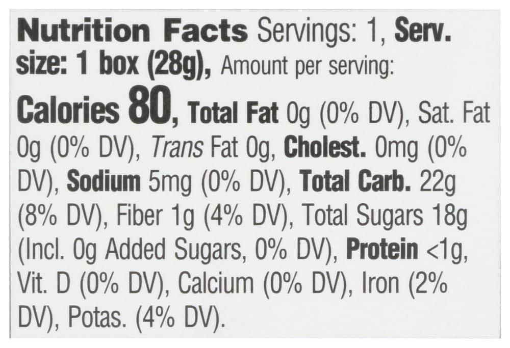 Pack of 6, 365 by Whole Foods Market, Organic Raisins, 1 Ounce