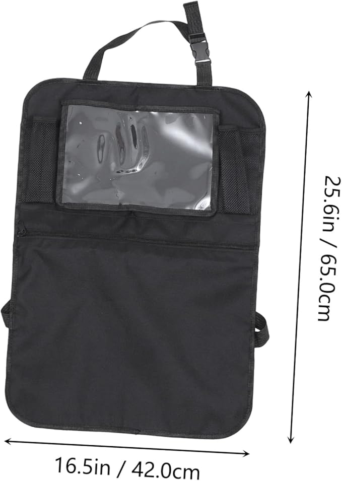 Car Seat Storage Organizer Bag Multi Hanging Pockets Easy to Install Capacity for and More for Backseat Convenience Cars Suvs and Minivans