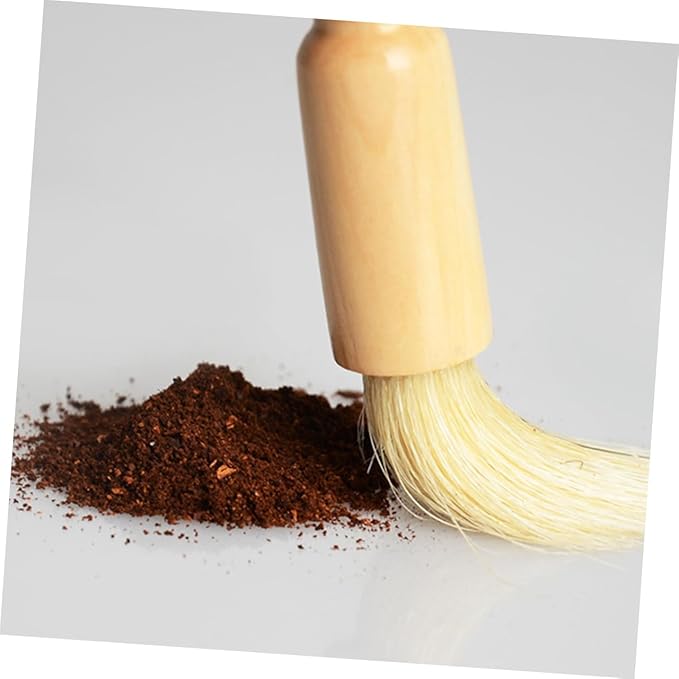 Coffeegrinder Cleaning Brush Smooth Cleaning Brush Wood Handle for Espresso Maker