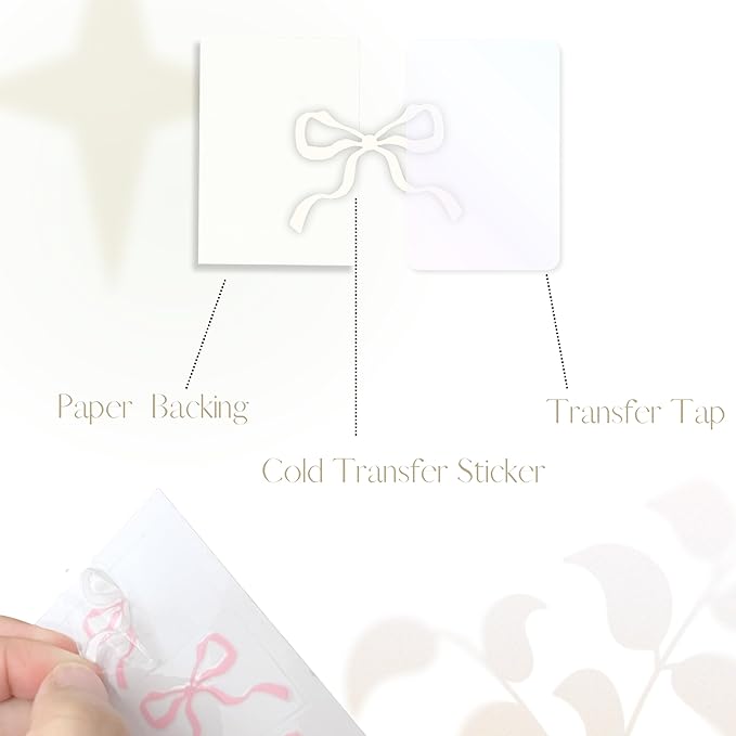 Bows Stickers for Custom Owala Accessories, Heart Decals Transfer Stickers for Water Bottles, Bows Pearl Charms for Owala (White)