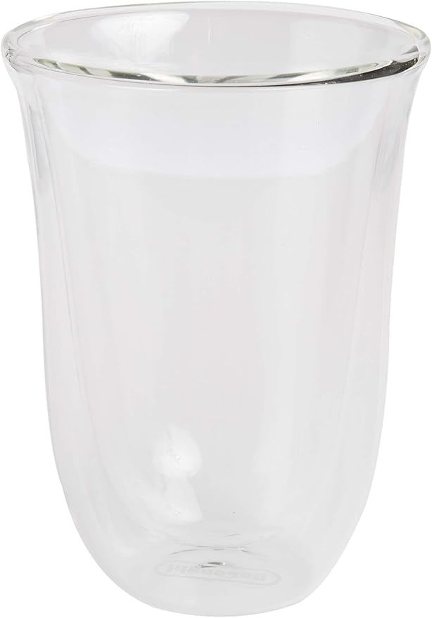 DeLonghi 5513214611 Double Walled Thermo Latte Macchiato Glasses, Set of 2
