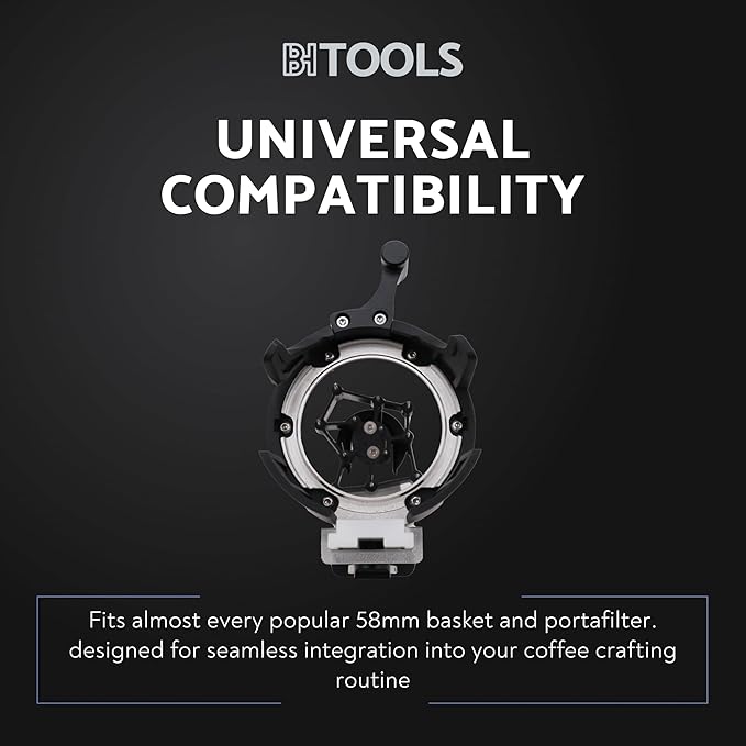 Barista Hustle AutoComb, Espresso WDT Distribution Tool, 12 Needle Espresso Stirrer, Adjustable Needle Depth, Compatible with Most 58mm Baskets and Portafilters, Durable and Replaceable Components