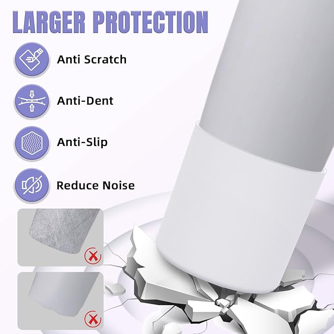 Silicone Higher Boot Compatible with Owala 30oz & 40oz FreeSip Sway Bottles & Tumblers, Large Protection Anti-slip Bottom Cover Sleeve for Freesip Sway Tumbler and Bottle