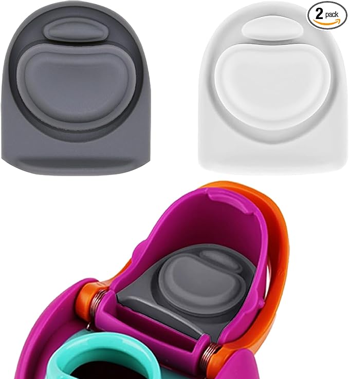 2 Pcs Replacement Rubber Seal Stopper Compatible with Owala FreeSip,Water Bottle Top Gasket Lid for Owala 16/19/24/32/40oz Bottle Mouth Cap Silicone Stoppers Parts Insert Accessories 2PB-3